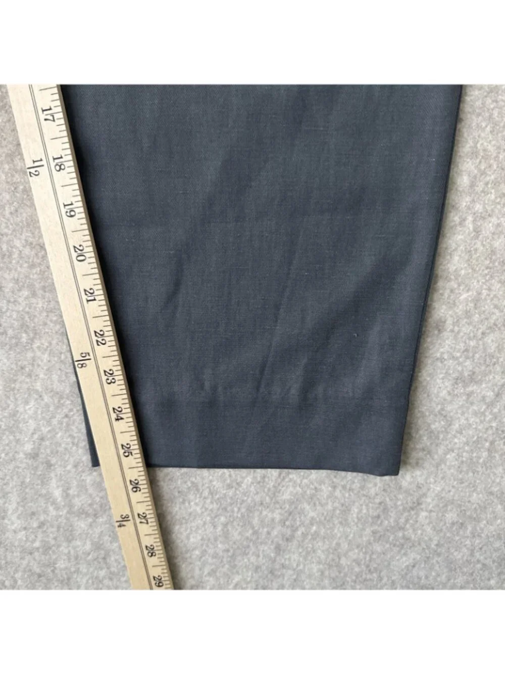 Banana Republic Tencel Linen Pants Womens Large Gray Slim Ankle Crop New